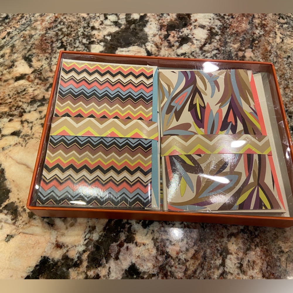 Missoni for Target NEW note cards